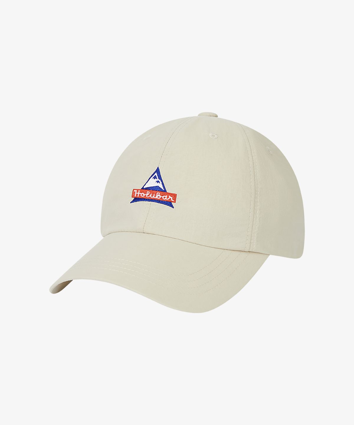 홀루바(HOLUBAR) 6P Logo Nylon Cap Beige