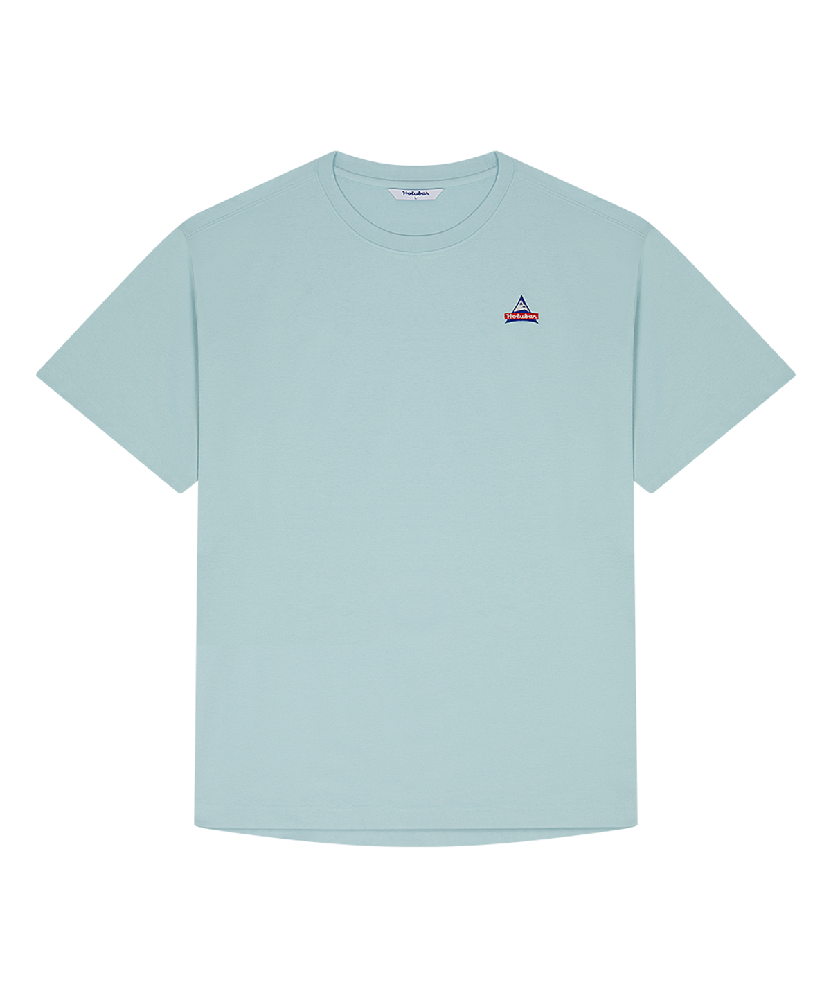 홀루바(HOLUBAR) Lettering Logo T Shirt Sky Blue