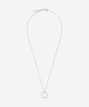 로고 레퍼런스 링 3MM 목걸이 - 실버 / SM1UU0066P8865102