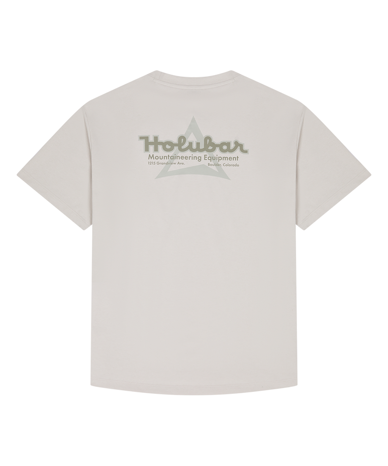 Flatirons Logo T Shirt Light Beige