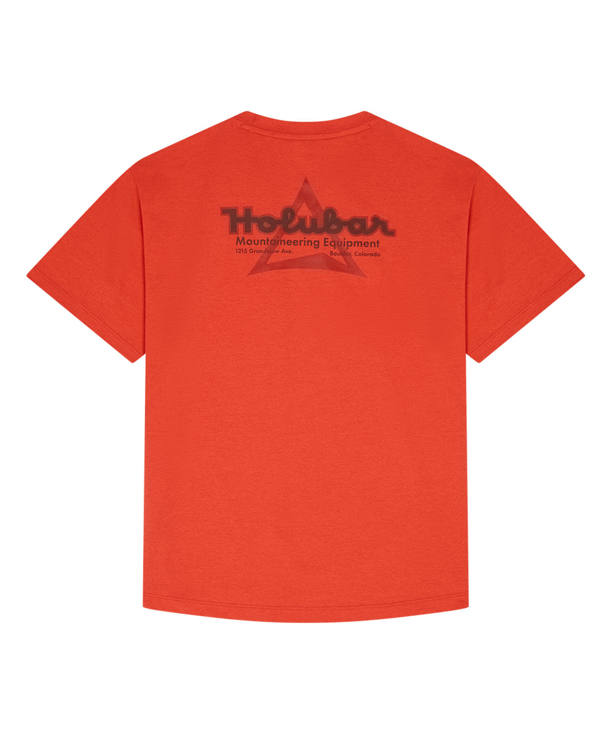 홀루바(HOLUBAR) Flatirons Logo T Shirt Red