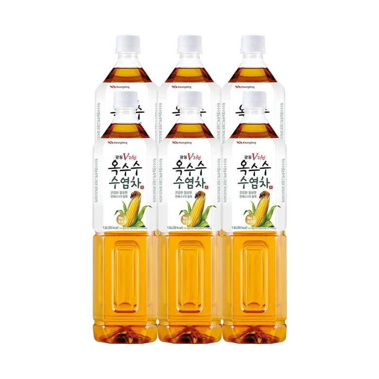 광동 옥수수수염차 1.5L 6입 (유/무 라벨 랜덤 발송)