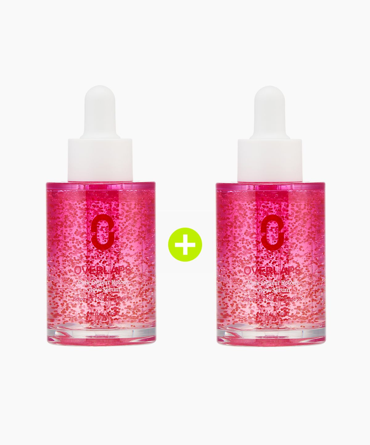 오버랩스(OVERLAPS) (2개세트)핑크 데저트 엑토인 글로우 세럼 30ml