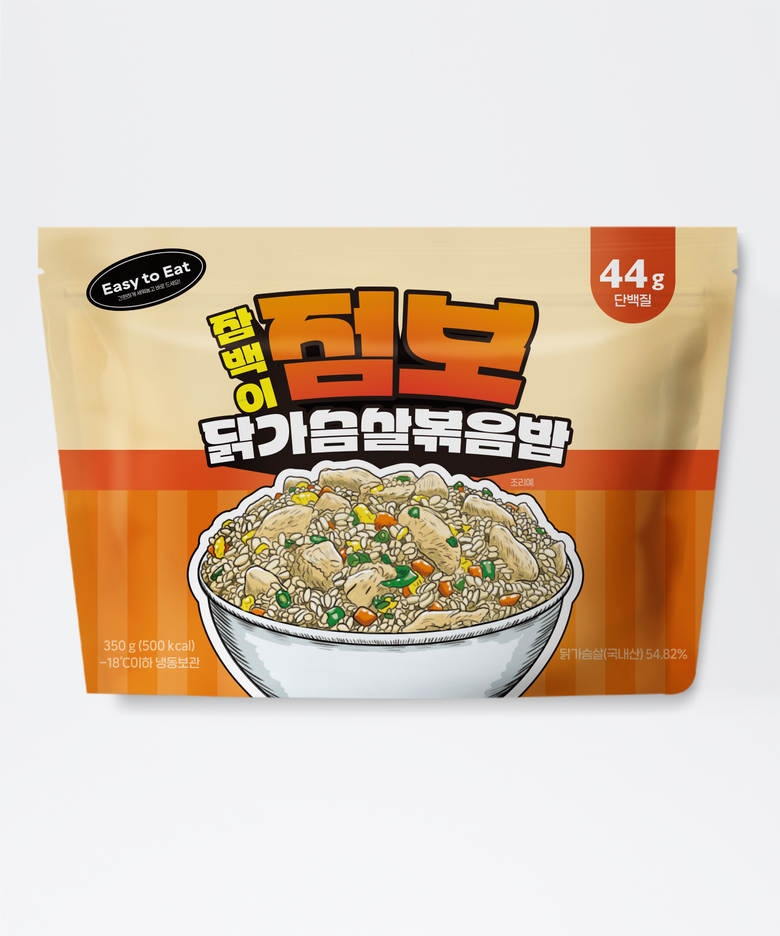 점보 닭가슴살 볶음밥 350g 간장계란 맛 외 2종 5개입