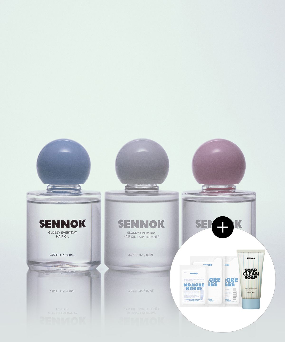 센녹(SENNOK) 글로시 에브리데이 헤어 오일 60ML (3종 택1)+(증정) 샴푸 40ml+노모키샤쉐3종