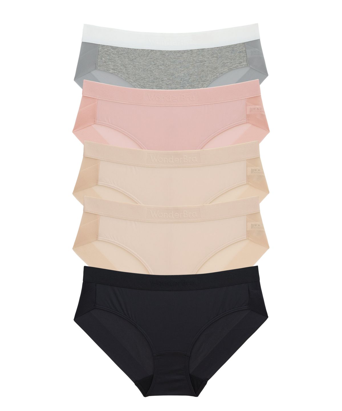 원더브라(WONDERBRA) [5PACK] 볼륨 스포츠 아웃밴드 팬티