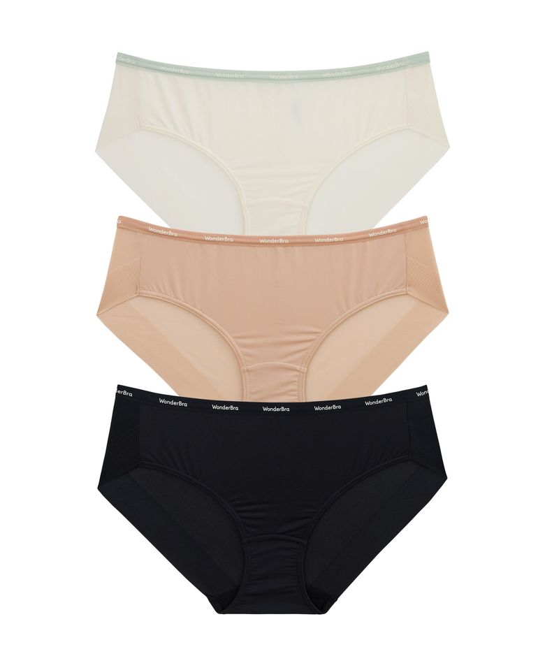 [3PACK] 투톤 헴팬티