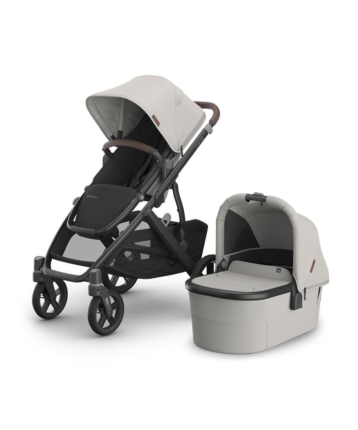 어파베이비(UPPABABY) 디럭스 유모차 비스타V3 + 배시넷V3 세트