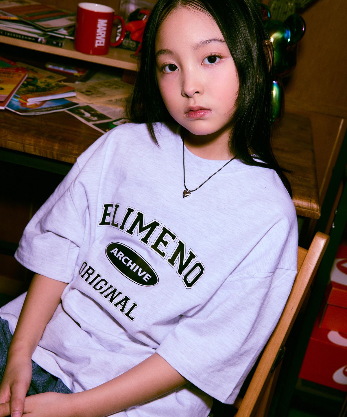 엘리메노영스터(ELIMENOYOUNGSTER) EY 오리지널 키즈 반팔티 4Color