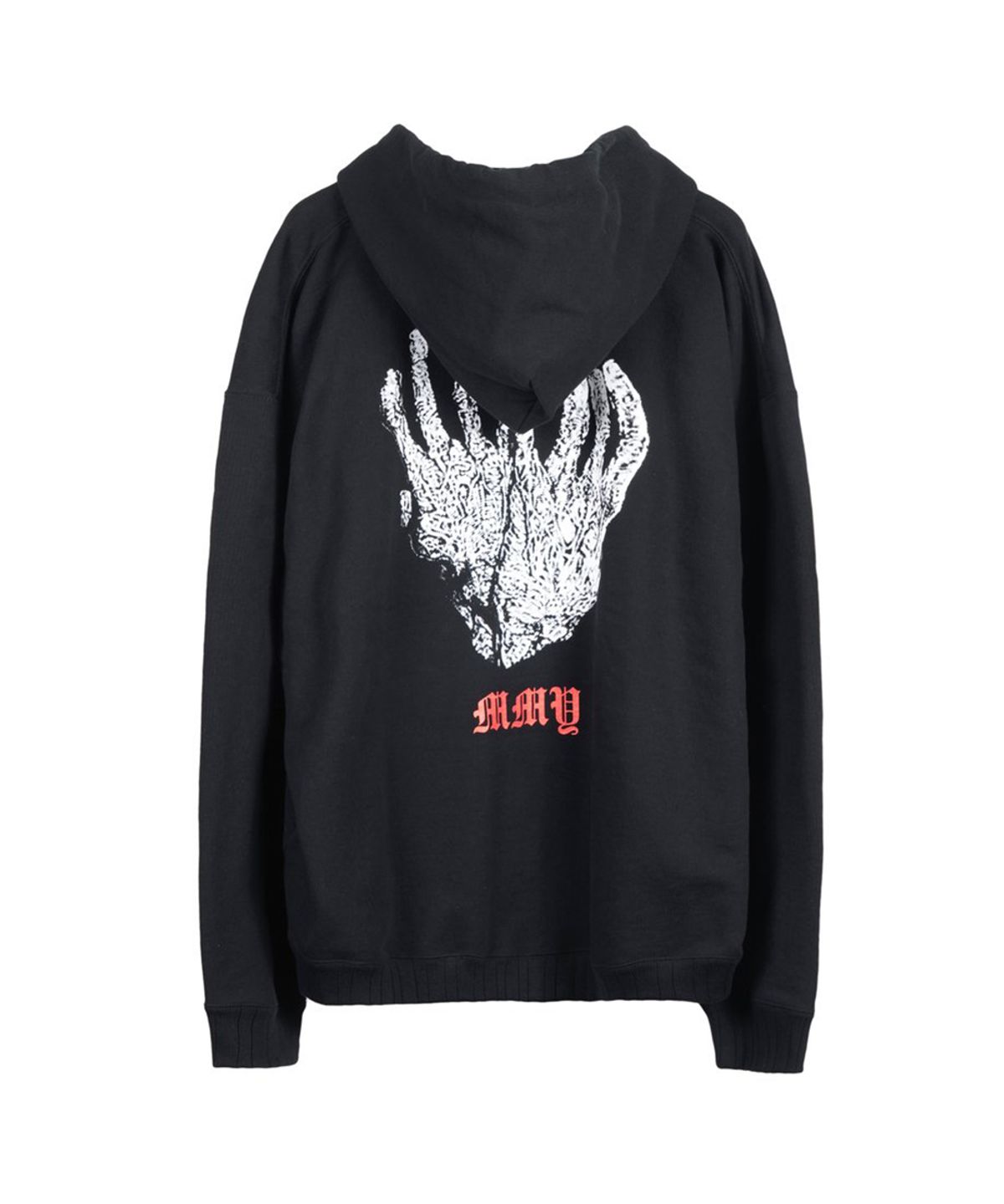 마시스(MASSES) HAND PRINT HOODIE - BLACK