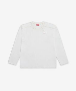 T-크라오어 박스트 T1 롱슬리브 티셔츠 - 오프화이트 / A194640NIAX141