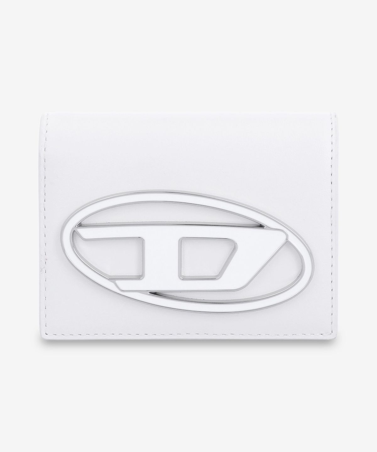 디젤(DIESEL) 1DR 폴드 III 반지갑 - 화이트 / X10390PR818T1003