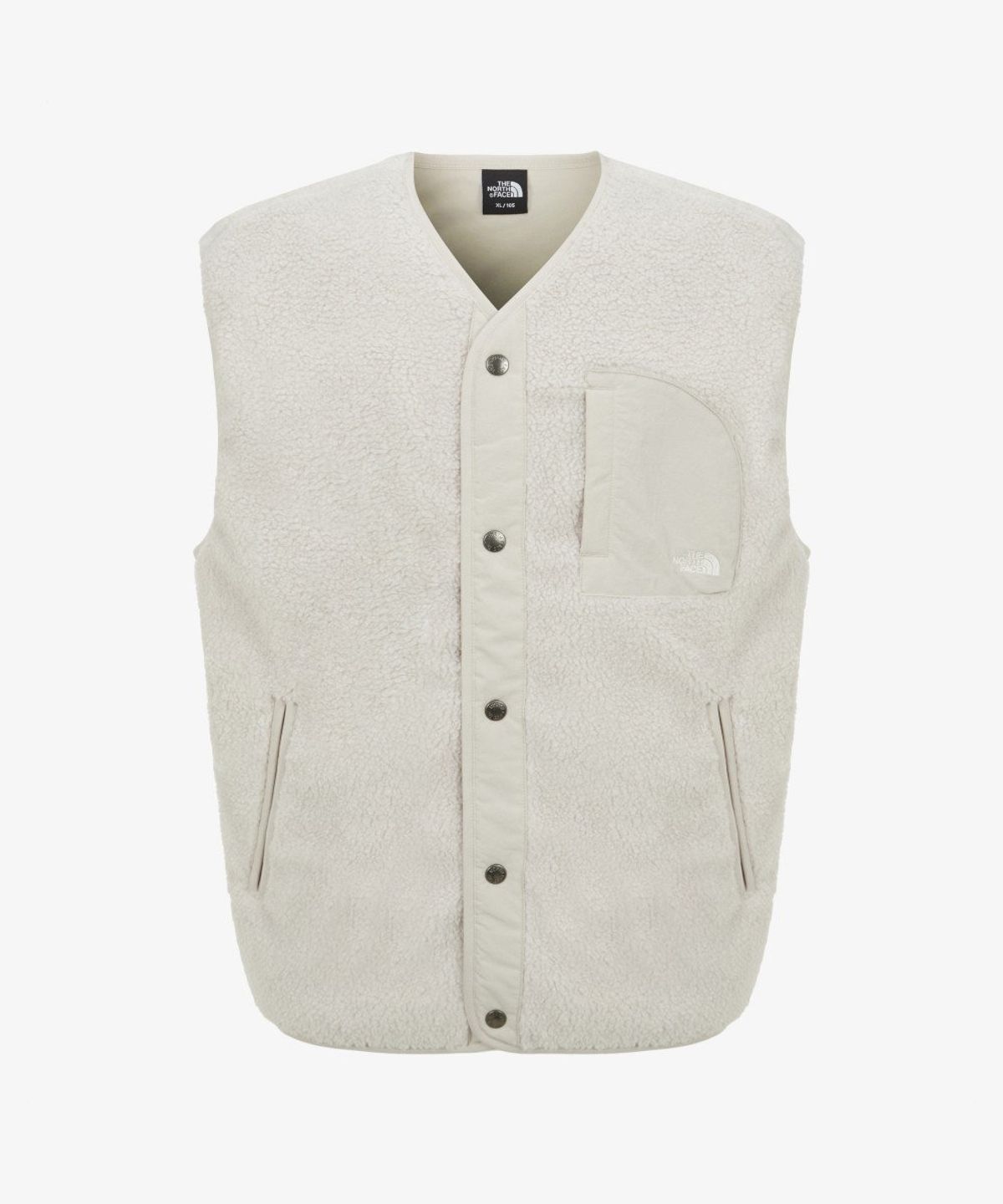 노스페이스(THE NORTH FACE) NV4FR57C 테디 플리스 베스트 CREAM_BEIGE