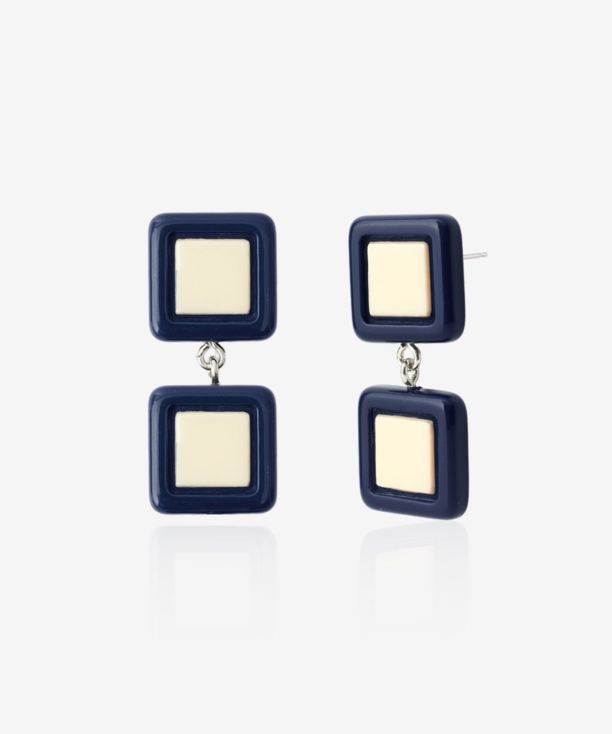 영리영리(YLYL) Console square earrings, SUIT