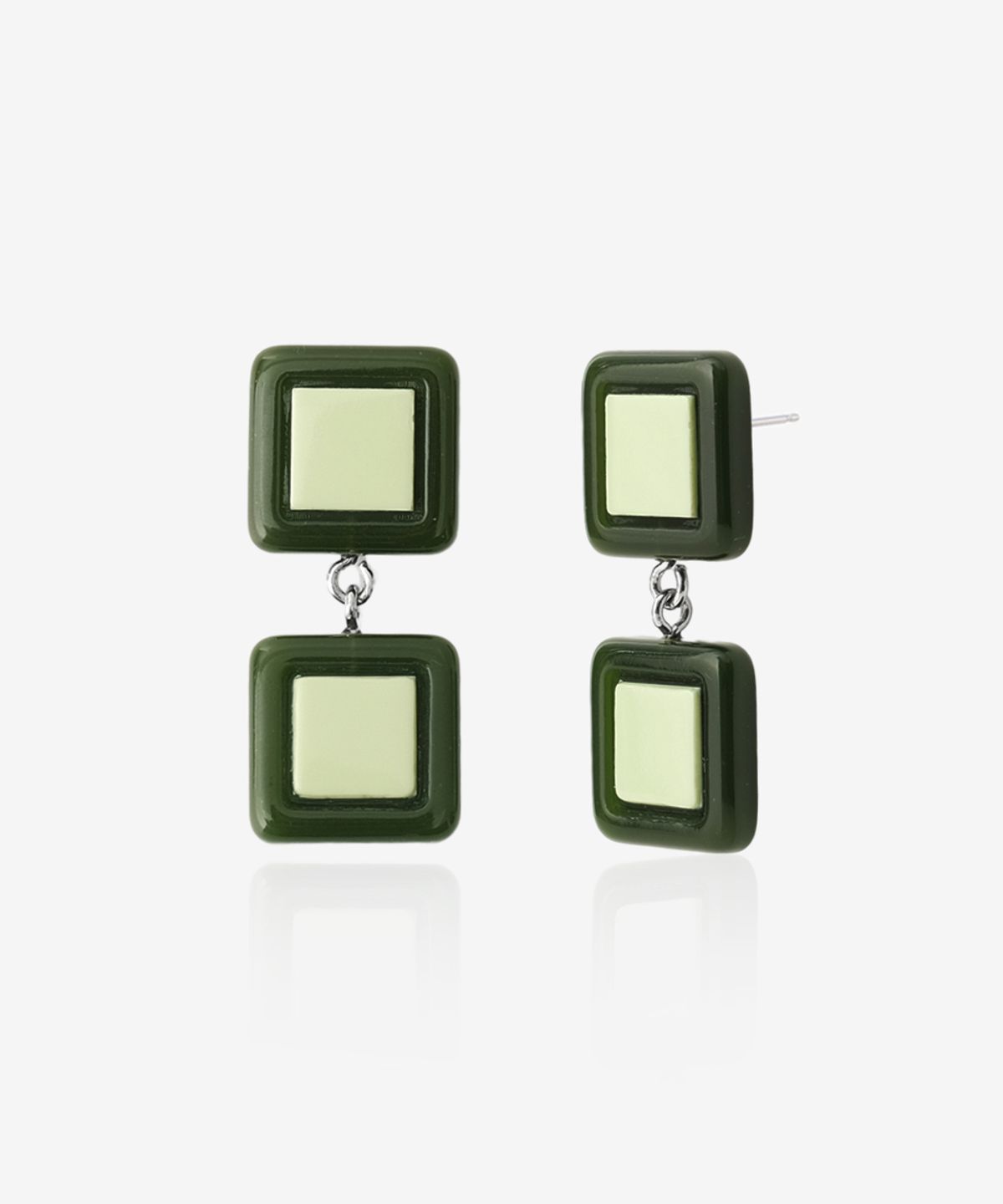 영리영리(YLYL) Console square earrings, HONEYDUE