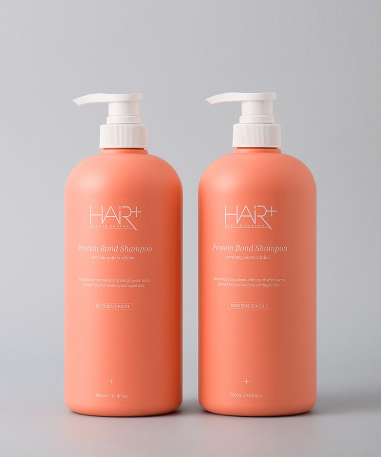 [2PACK] 단백질 본드 모던피치 샴푸 1000ml+1000ml