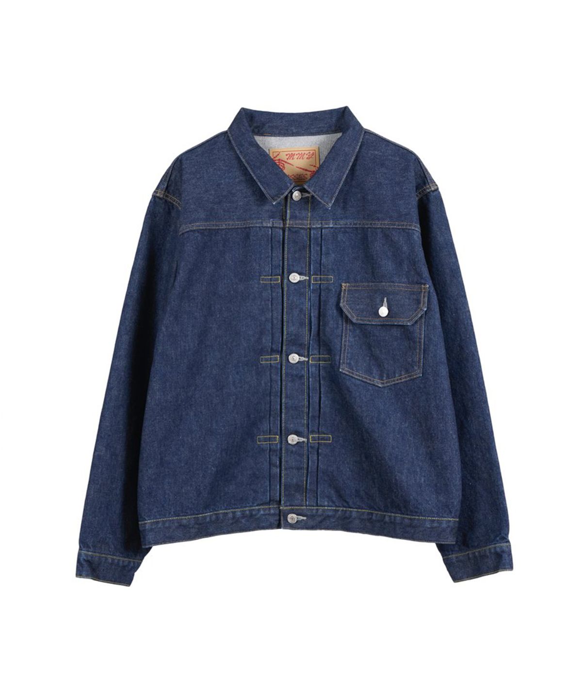 마시스(MASSES) DENIM JACKET ONE WASH - INDIGO