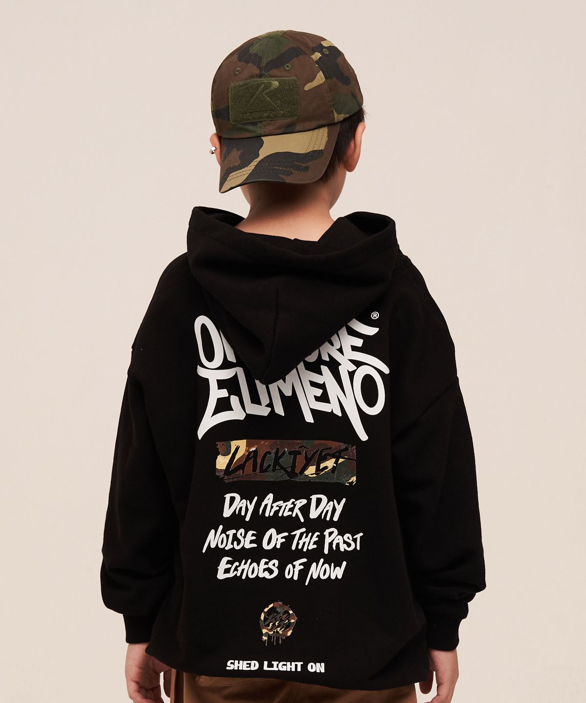 엘리메노영스터(ELIMENOYOUNGSTER) EY 락아이엣 키즈 후드티 3Color