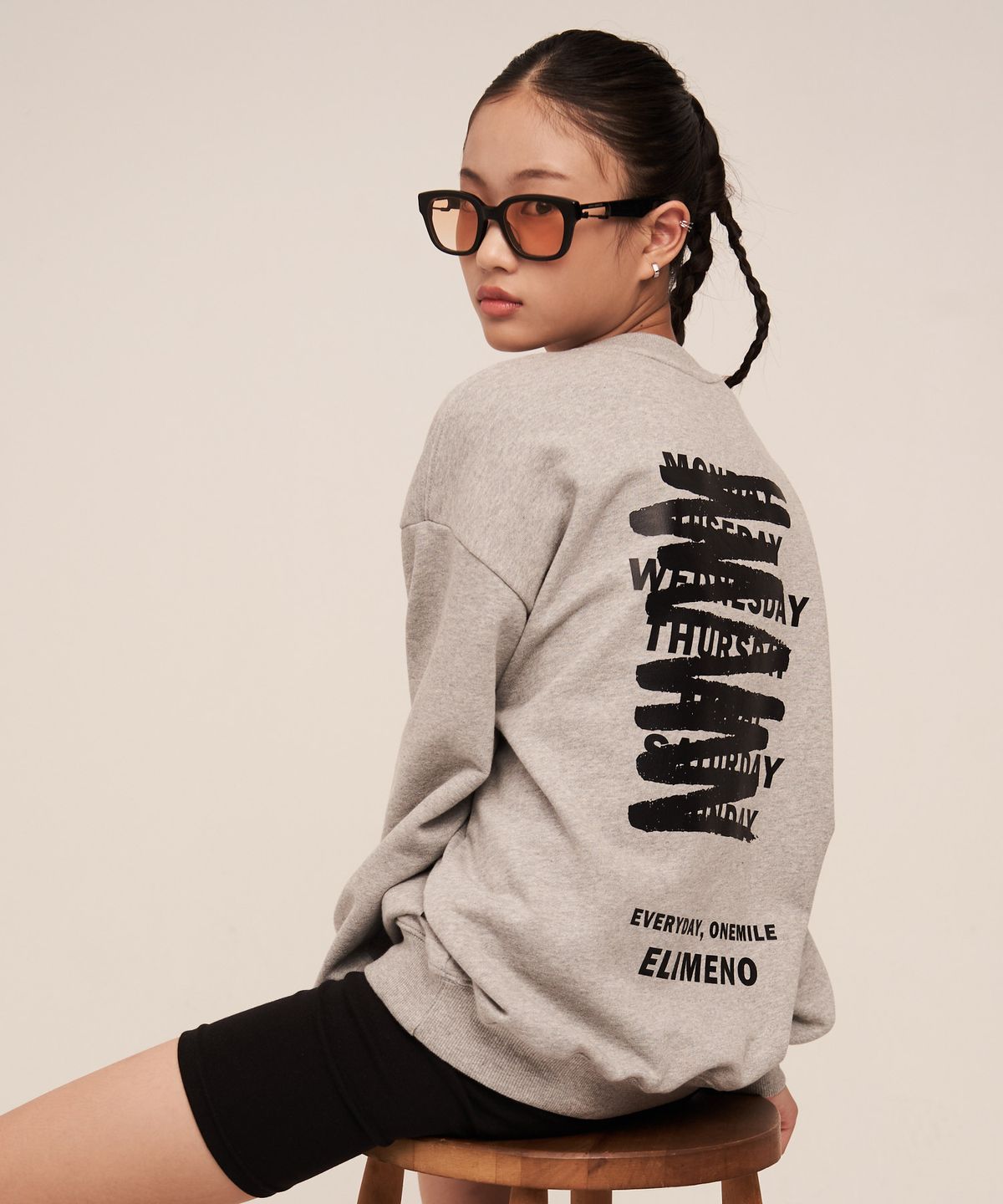엘리메노영스터(ELIMENOYOUNGSTER) EY 낫올웨이 키즈 맨투맨 3Color