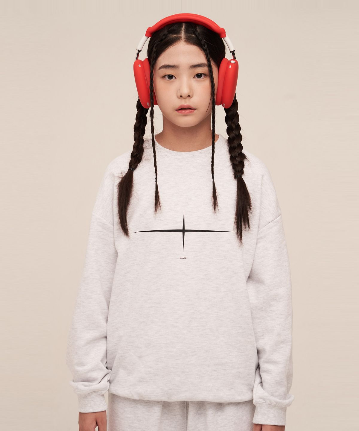 엘리메노영스터(ELIMENOYOUNGSTER) EY 플랫 키즈 맨투맨 3Color