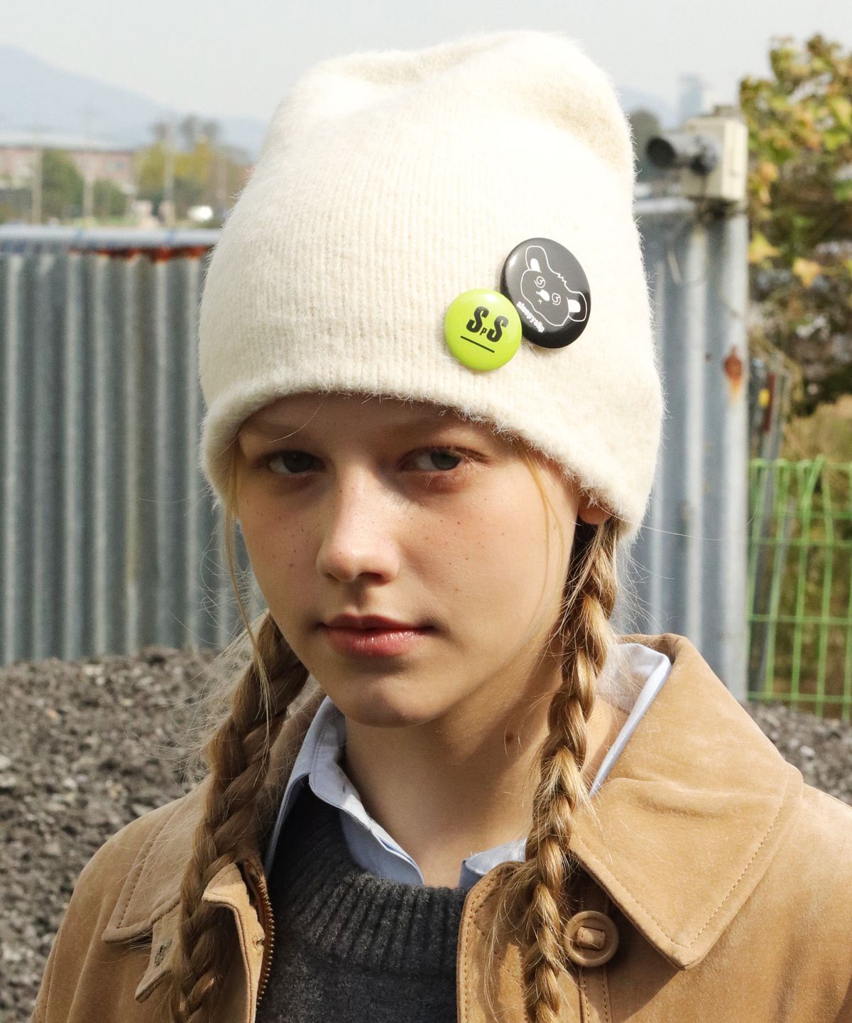 슬리피슬립(SLEEPYSLIP) FROST IVORY BEANIE