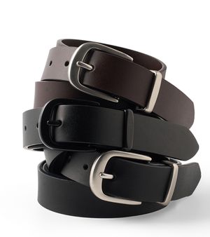 클래식 베이직 레더 벨트 3 COLOR