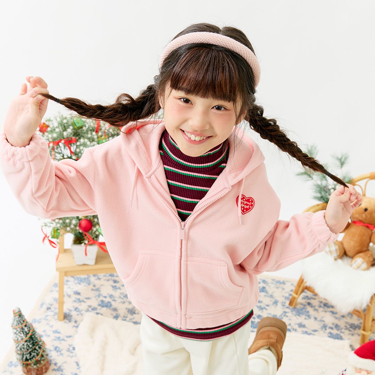 스타일노리터(STYLE NORITER) 세라핌 후리스 후드 점퍼