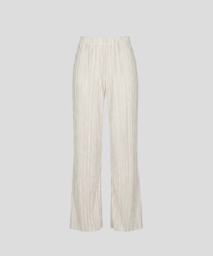 벨벳 플리츠 팬츠 [아이보리]