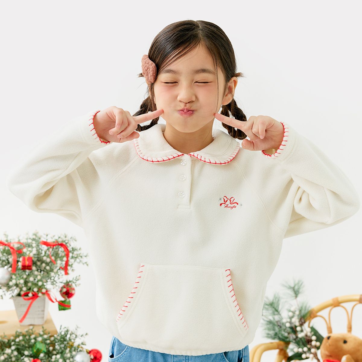 스타일노리터(STYLE NORITER) 포근 포인트 카라 맨투맨