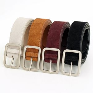 소가죽 스웨이드 남성 수동 벨트 MFB214