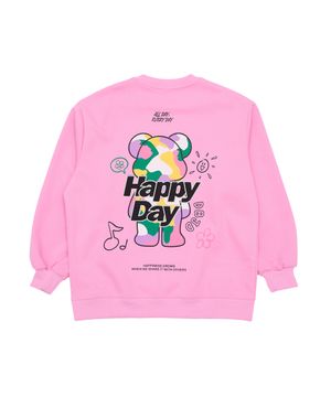 해피데이 덥제 맨투맨 (핑크)