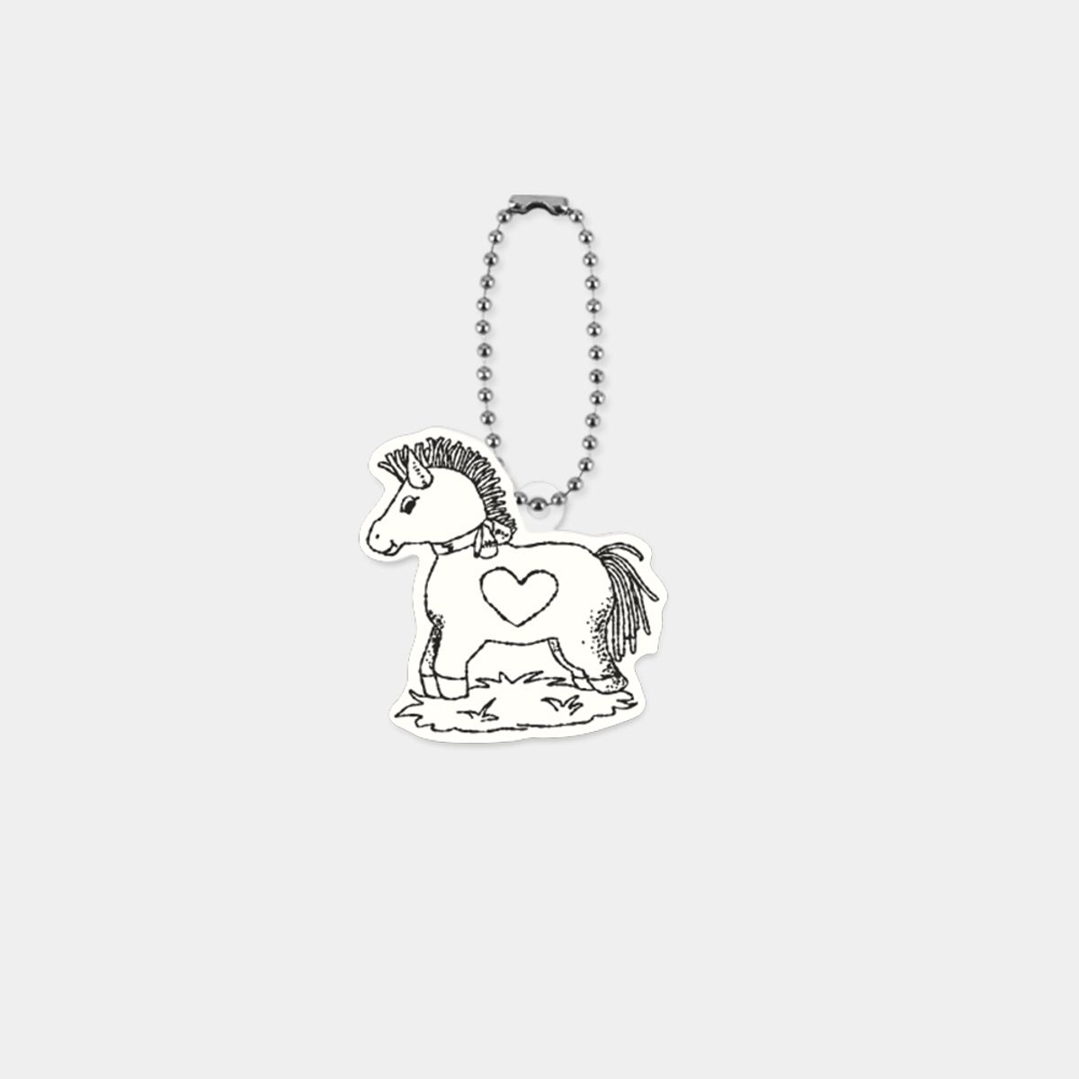 더나인몰(THE NINEMALL) heart pony doodle 아크릴키링