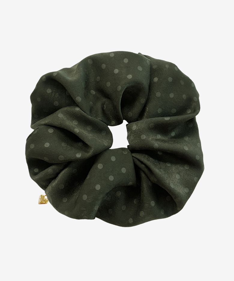 Dotty scrunchie, KHAKI