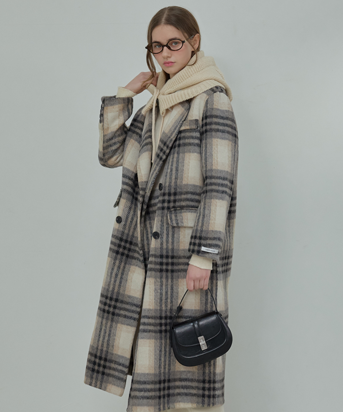 슬로우롤리(SLOWLOLLI) An check handmade coat - Check