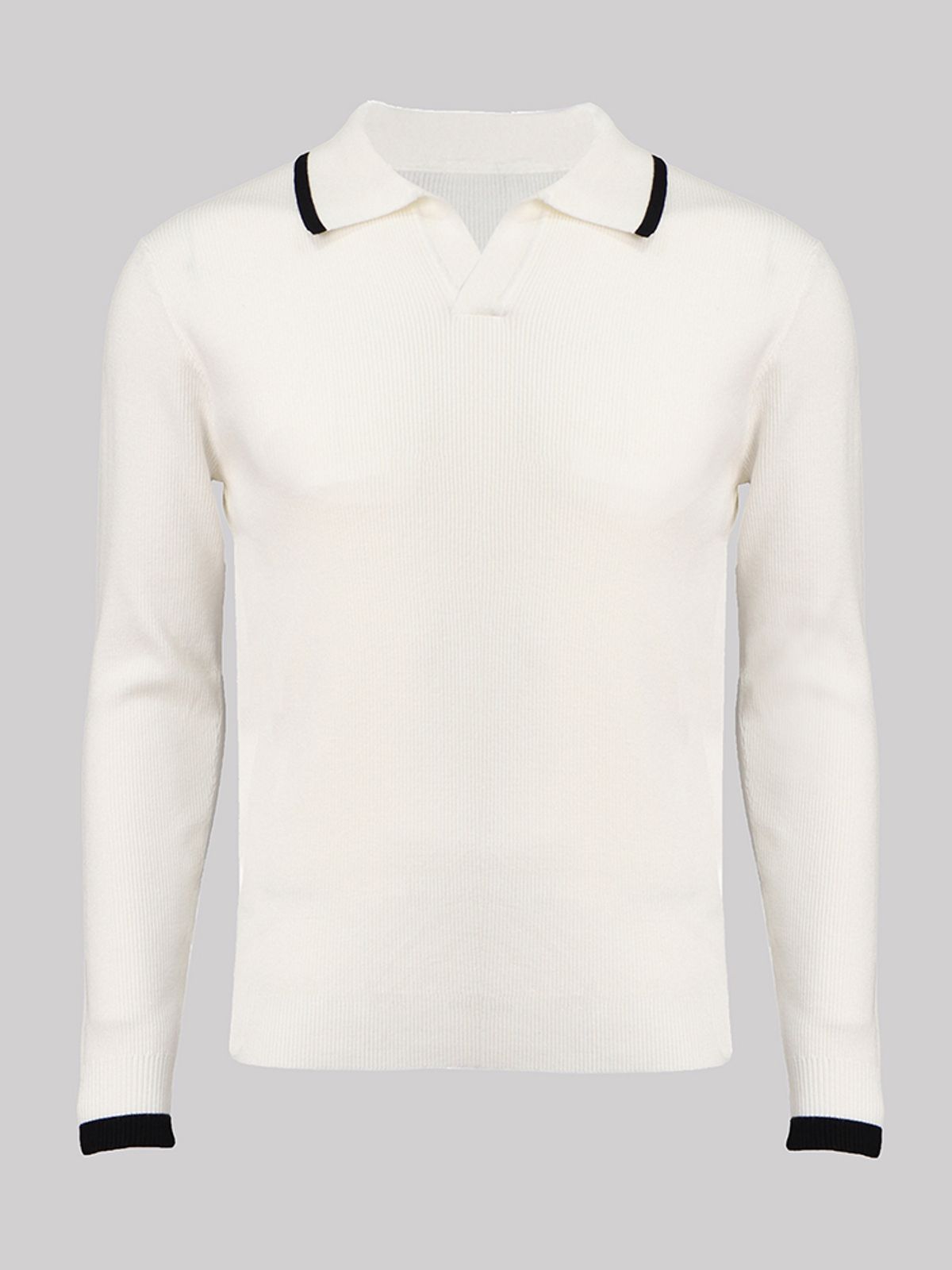 이카룩(IKALOOK) 골지 긴팔 니트 티셔츠 TEE108A
