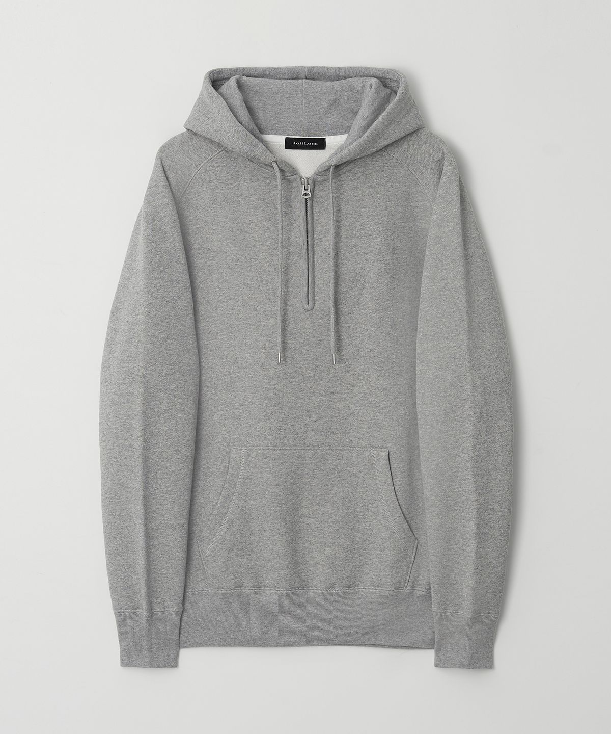 조질롱(JOJILONG) JN344 USA Cotton Half Zip Fleece Hoodie - MELANGE