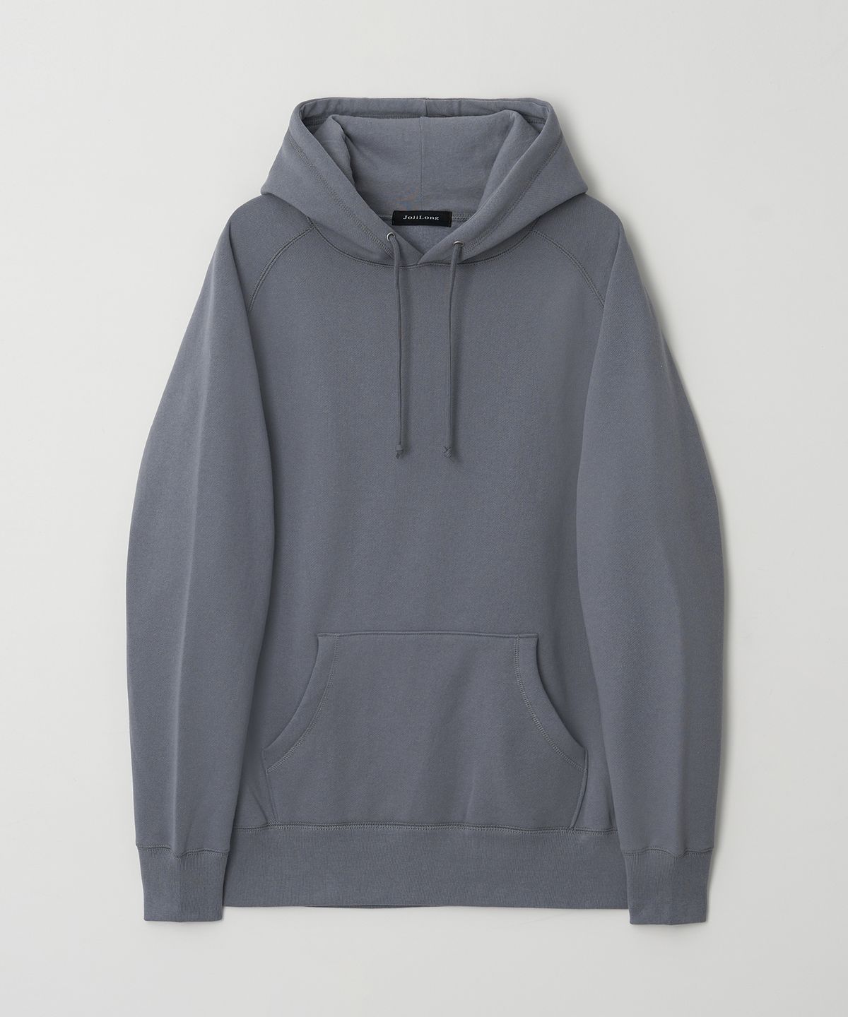 조질롱(JOJILONG) JN345 USA Cotton Reglan Fleece Hoodie - BLUE GREY