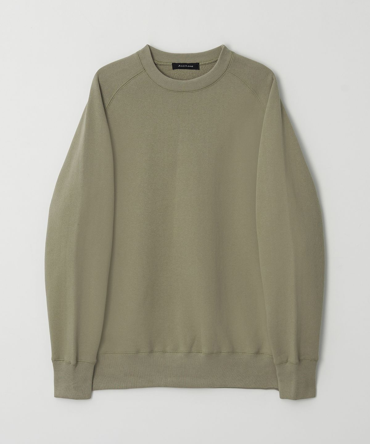 조질롱(JOJILONG) JN346 USA Cotton Reglan Sweatshirt - KHAKI BEIGE