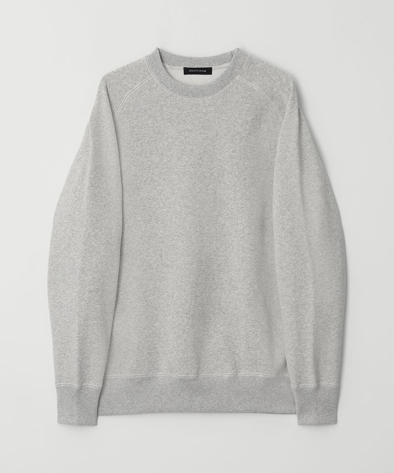 JN346 USA Cotton Reglan Sweatshirt - LIGHT MELANGE
