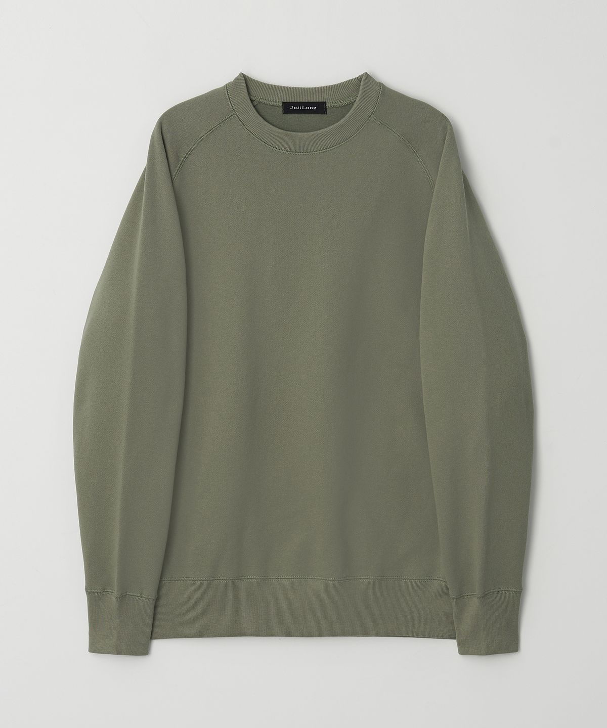 조질롱(JOJILONG) JN346 USA Cotton Reglan Sweatshirt - OLIVE