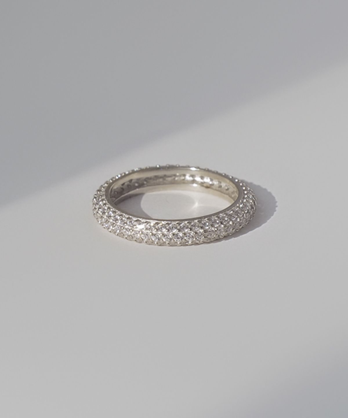 포스트루드(POSTLUDE) [SILVER] PAVE CZ RING