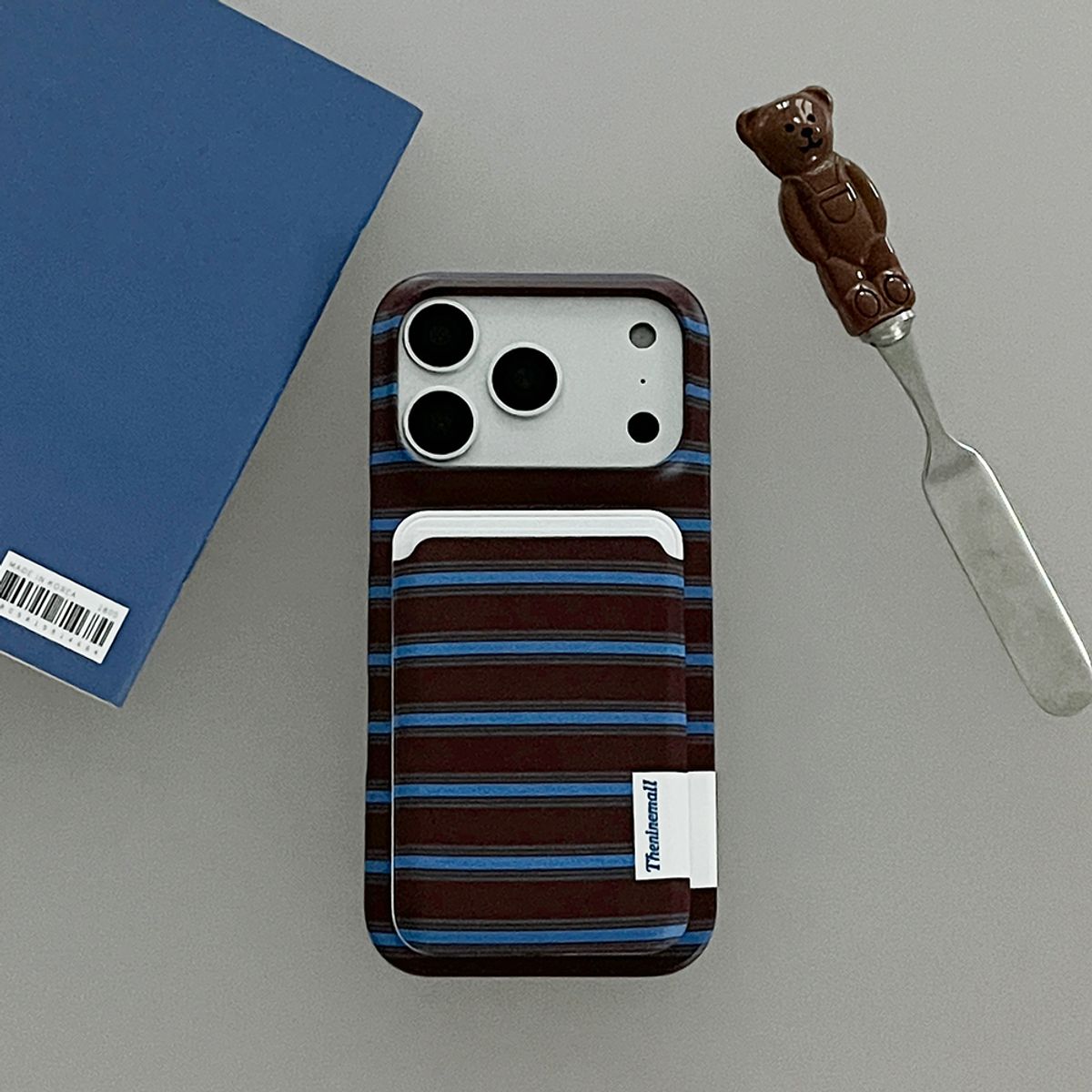 더나인몰(THE NINEMALL) campus stripe [맥세이프 카드슬롯]
