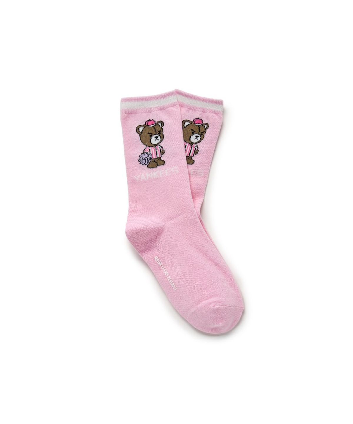 엠엘비 키즈(MLB KIDS) 메가베어 일대일 양말 NY (Pink)
