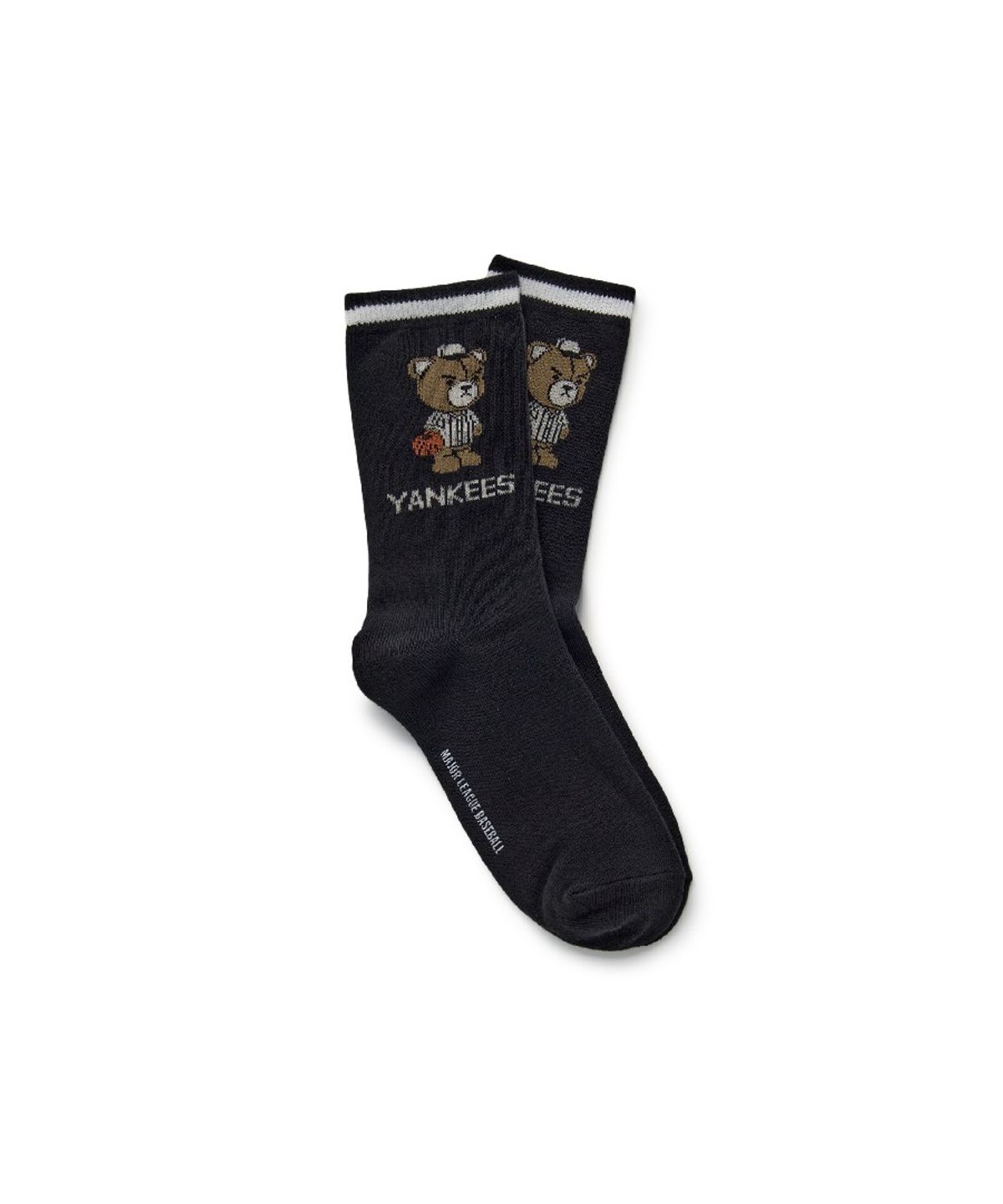 엠엘비 키즈(MLB KIDS) 메가베어 일대일 양말 NY (Black)