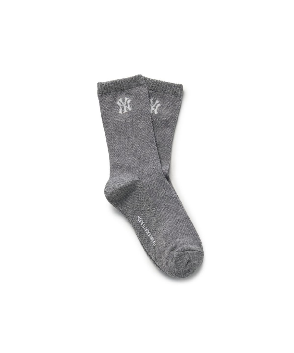 엠엘비 키즈(MLB KIDS) 베이직 단목 양말 NY (L.Melange Grey)