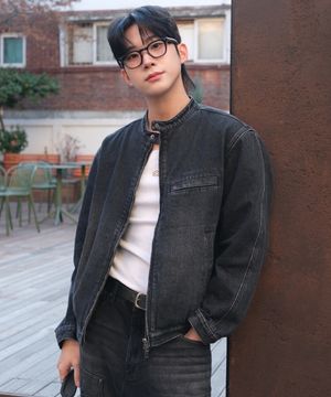 [오정규 PICK] 워시드 스탠에리 데님 바이커 트러커