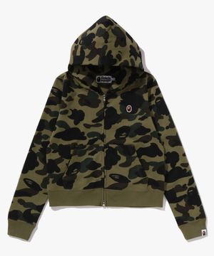 퍼스트 카모 집 후드(W) GREEN