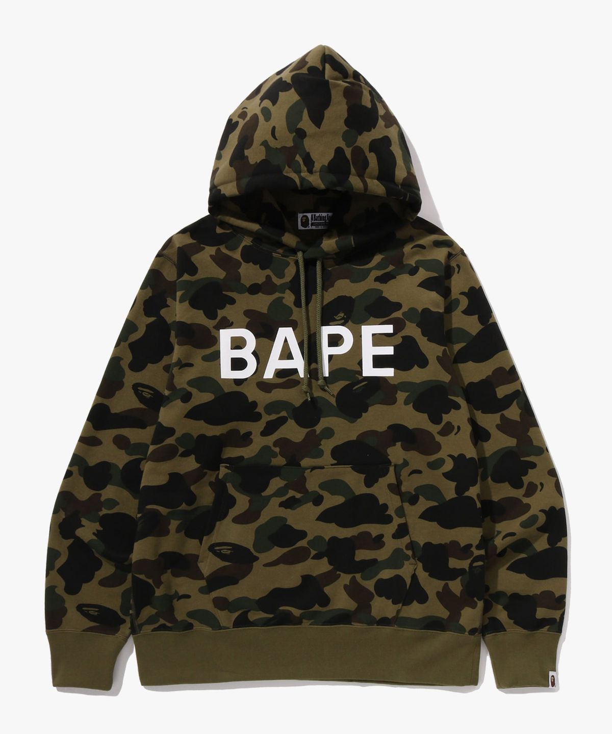 베이프(BAPE) 퍼스트 카모 베이프 풀오버 후드(M) GREEN