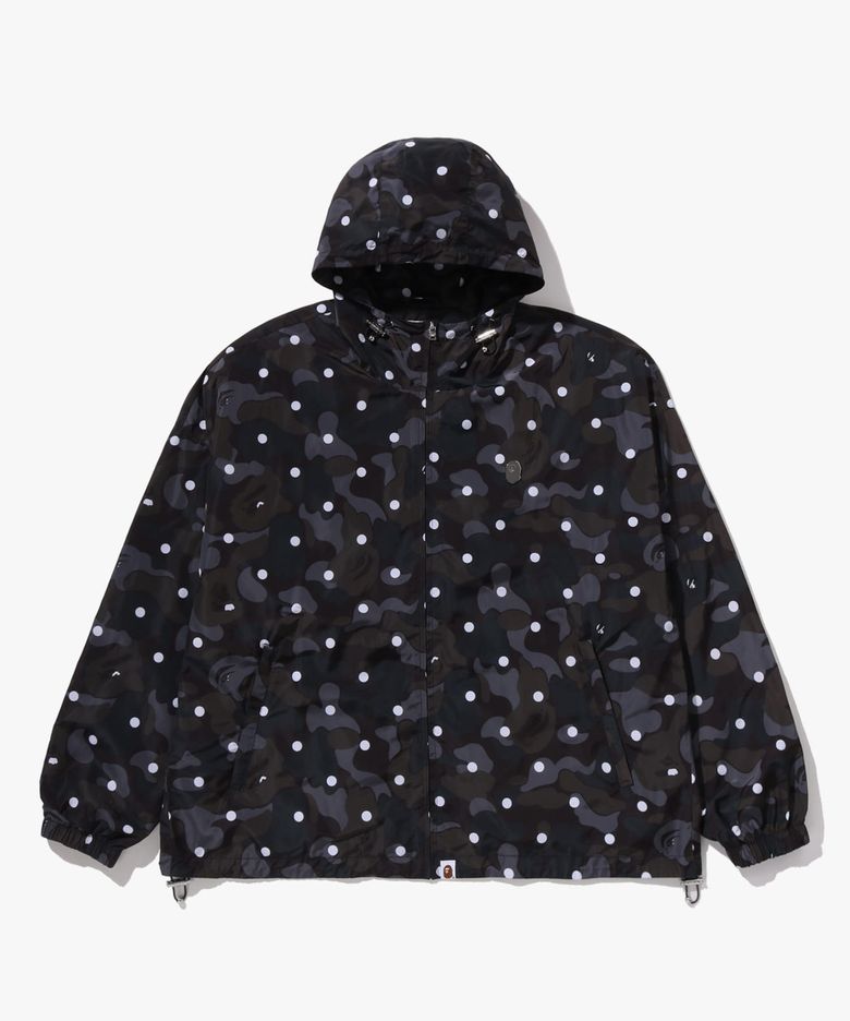 ABC 도트 후드 자켓(M) BLACK