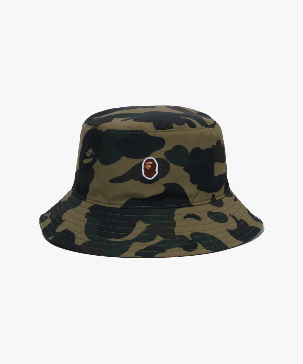 베이프(BAPE) 퍼스트 카모 원 포인트 리버시블 햇 GREEN